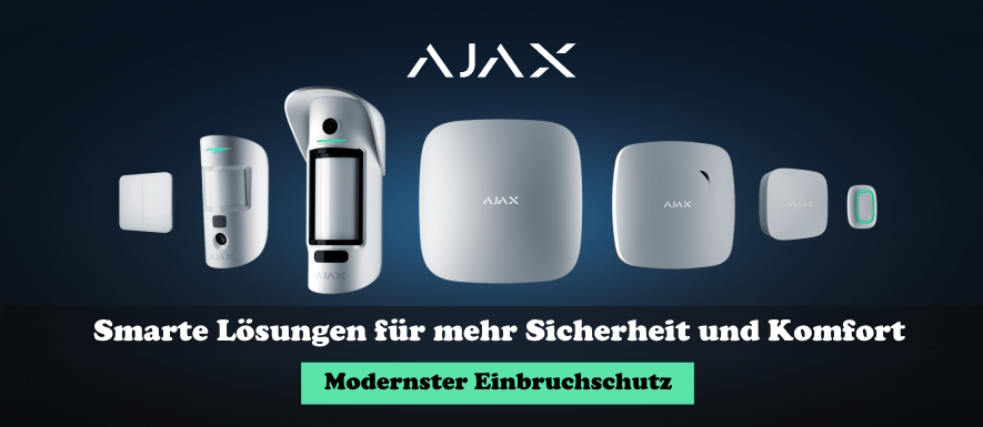 Ajax Alarmanlagen Berlin-Brandenburg - Modernster Einbruchschutz
